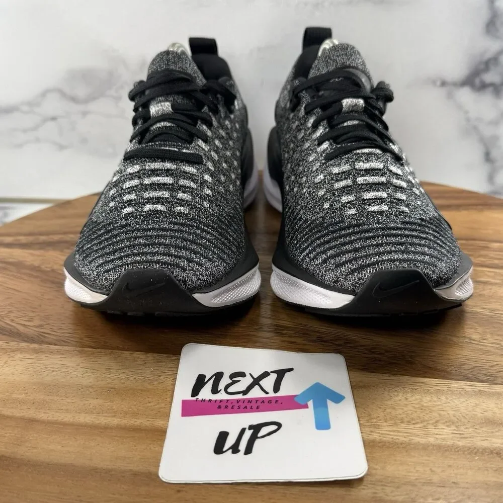 Women Size 7.5-Nike ReactX Infinity Run 4 nby Black White Oreo Shoes DR2670-003